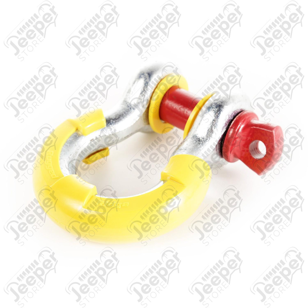 D-Ring Shackle Isolator Kit, Yellow Pair, 7/8 inch