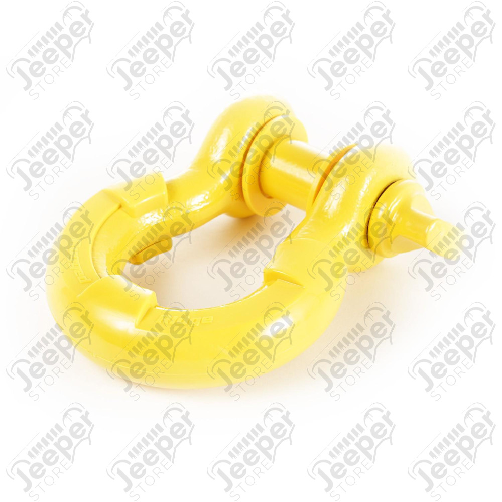 D-Ring Shackle Isolator Kit, Yellow Pair, 7/8 inch