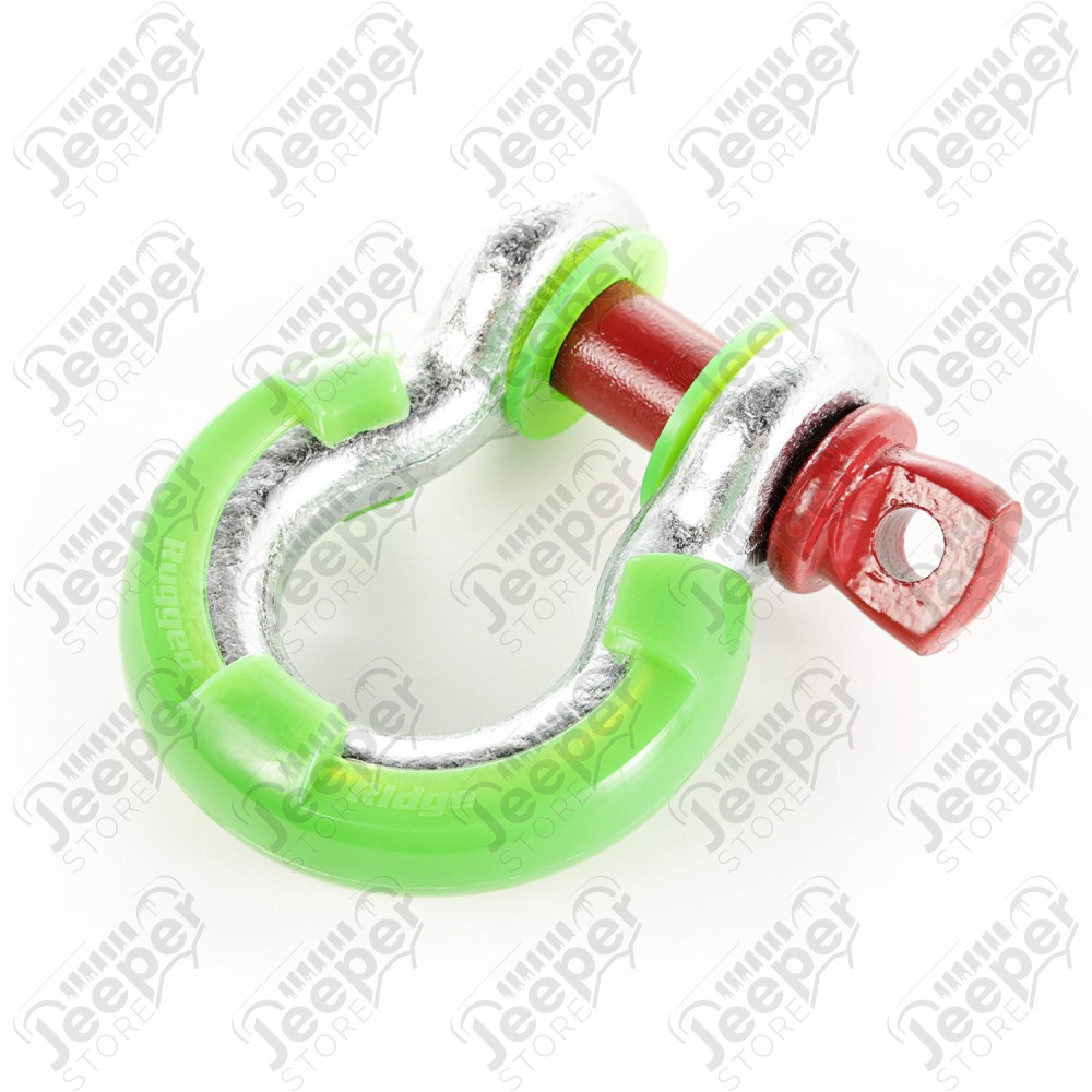 D-Ring Isolator Kit, Green Pair, 7/8 inch