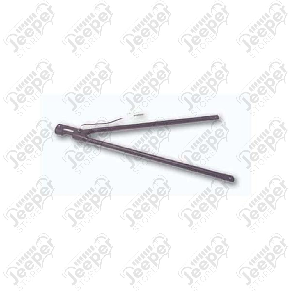 Deluxe Soft Top Spreader Bar; 87-95 Jeep Wrangler YJ