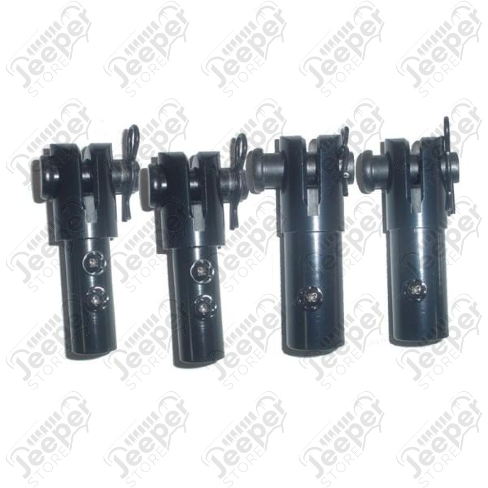 Soft Top Quick Disconnect Kit; 97-06 Jeep Wrangler TJ