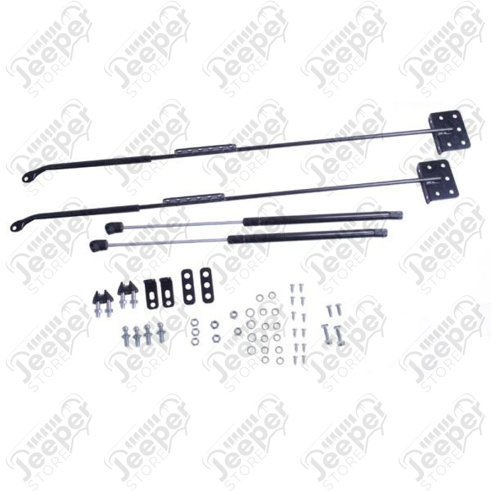 Kit de 2 vérins de capot moteur pour Jeep CJ5, CJ7, Wrangler YJ et TJ - 11252.50