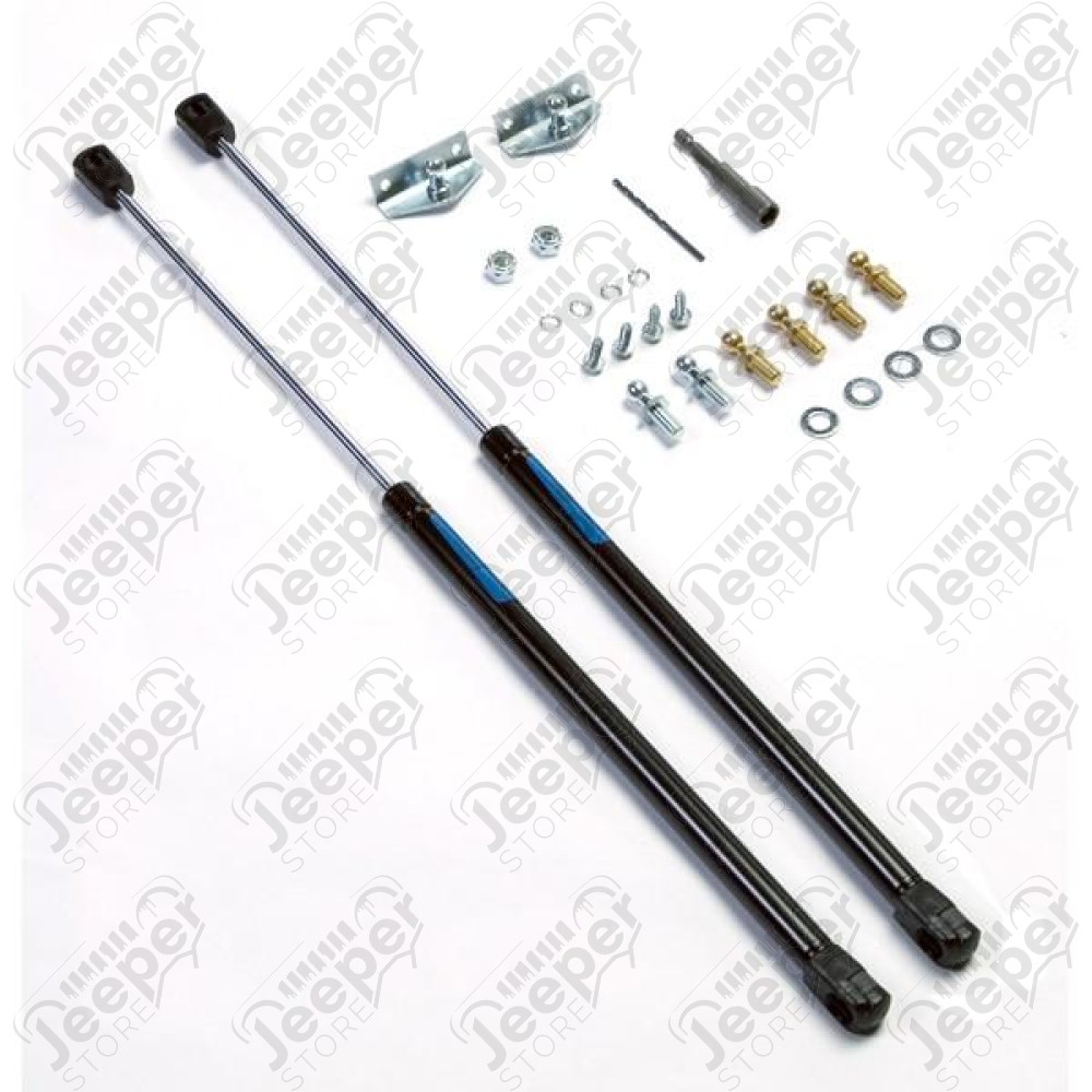 Hood Lift Support Kit; 07-18 Jeep Wrangler JK