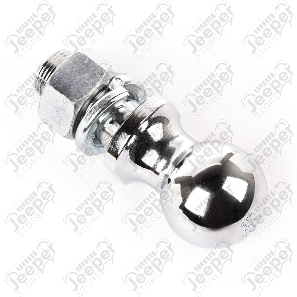 Trailer Hitch Ball, 1-7/8 Inch Ball, 1 Inch Diameter Shank, Chrome