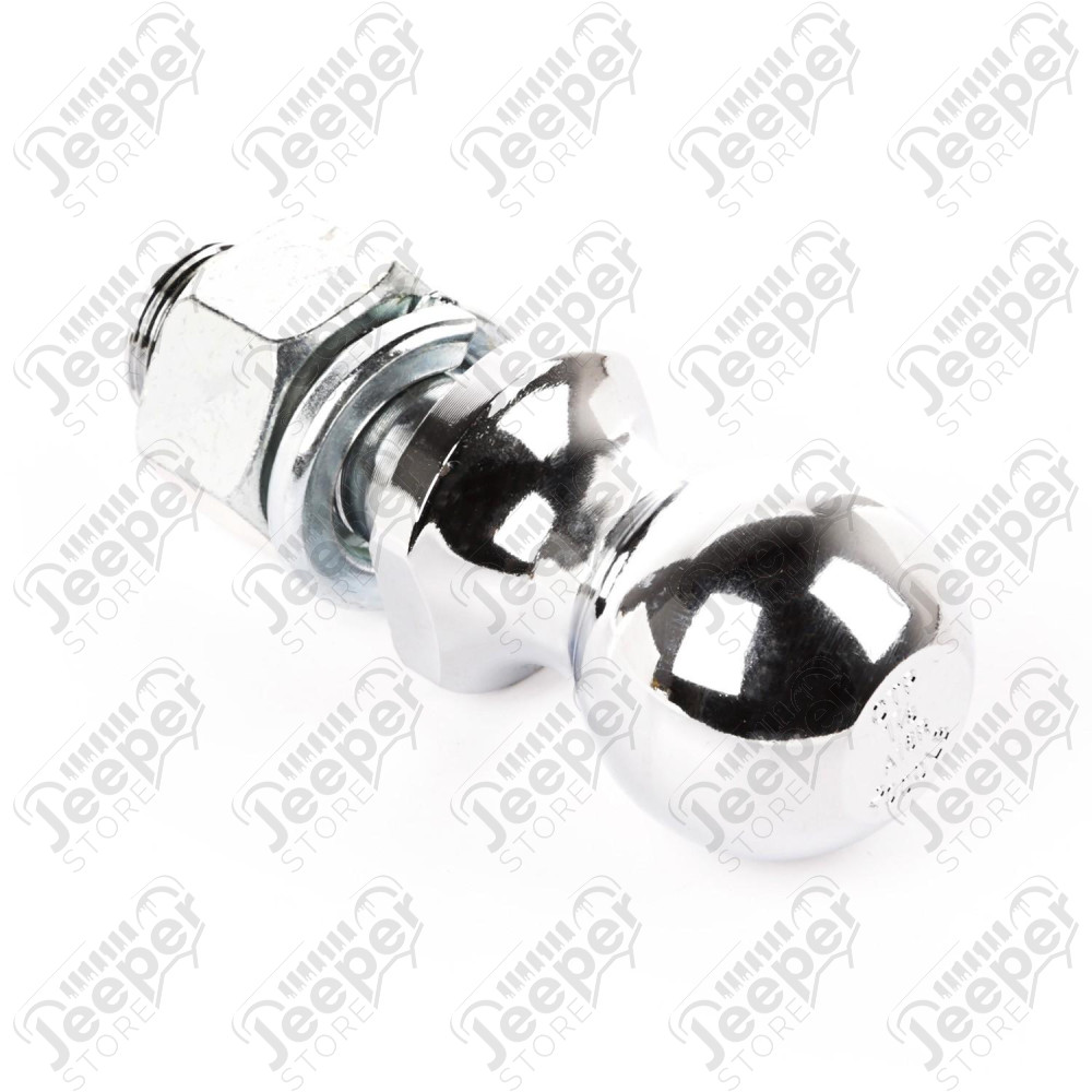 Trailer Hitch Ball, 1-7/8 Inch Ball, 1 Inch Diameter Shank, Chrome