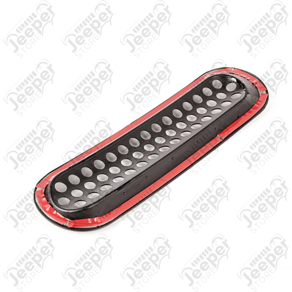 Kit de 7 inserts noir perforés pour calandre d'origine Jeep Wrangler JK