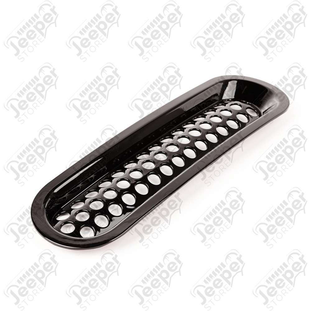 Kit de 7 inserts noir perforés pour calandre d'origine Jeep Wrangler JK