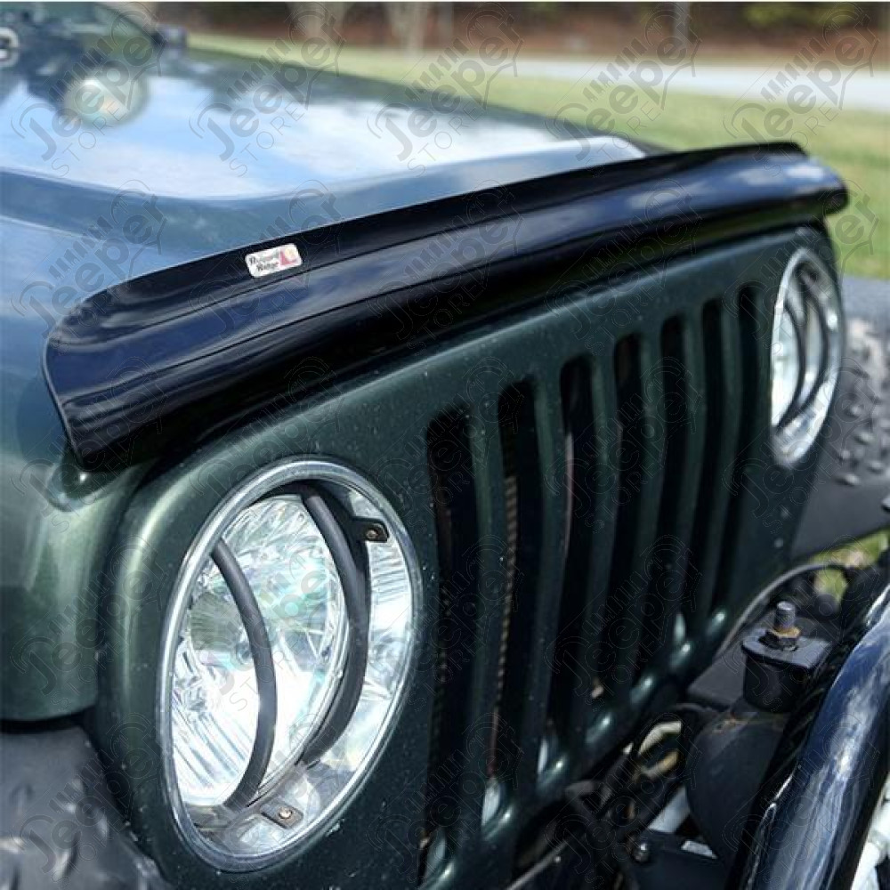 Hood Bug Deflector, Smoke 87-06 Jeep Wrangler YJ/TJ
