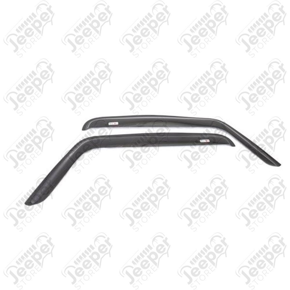 Window Rain Deflectors; 07-18 Jeep Wrangler JK