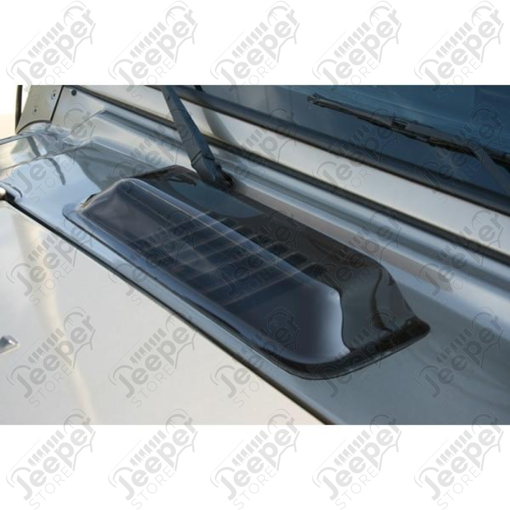 Cowl Vent Scoop, Smoke; 87-06 Jeep Wrangler YJ/TJ