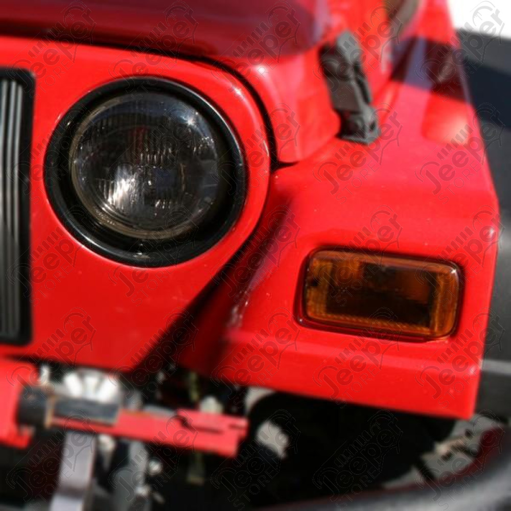 Light Cover Set, Headlight/Turn Signal, Smoke; 97-06 Wrangler TJ/LJ