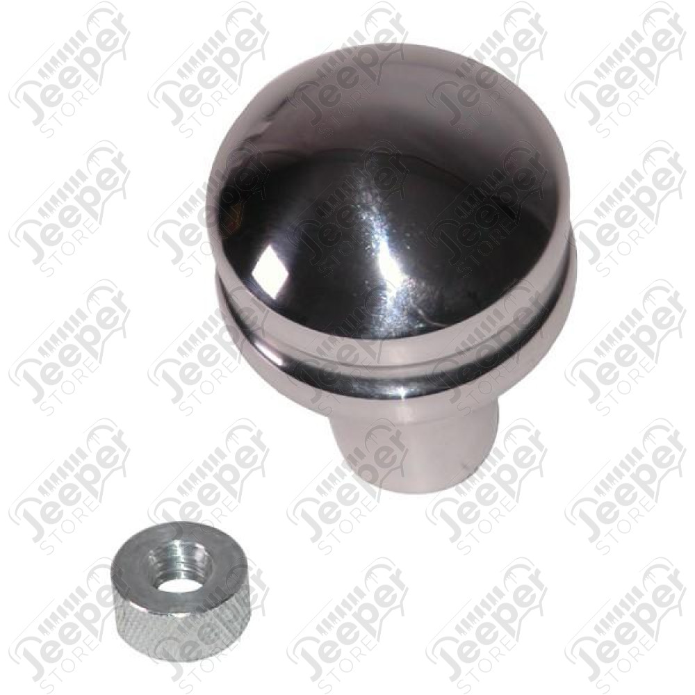 Transmission Shift Knob, Blank, Billet Aluminum; 97-06 Wrangler TJ