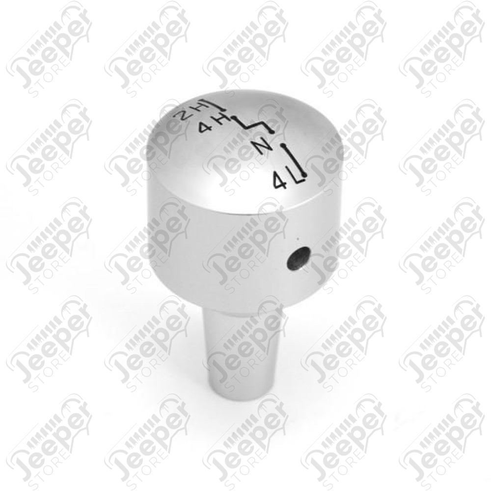 Transfer Case Shift Knob, Billet Aluminum; 07-18 Jeep Wrangler JK
