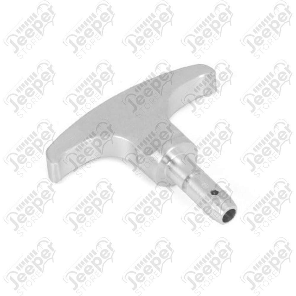 Engine Oil Dipstick Handle, Billet Aluminum; 97-11 Jeep Wrangler TJ/JK