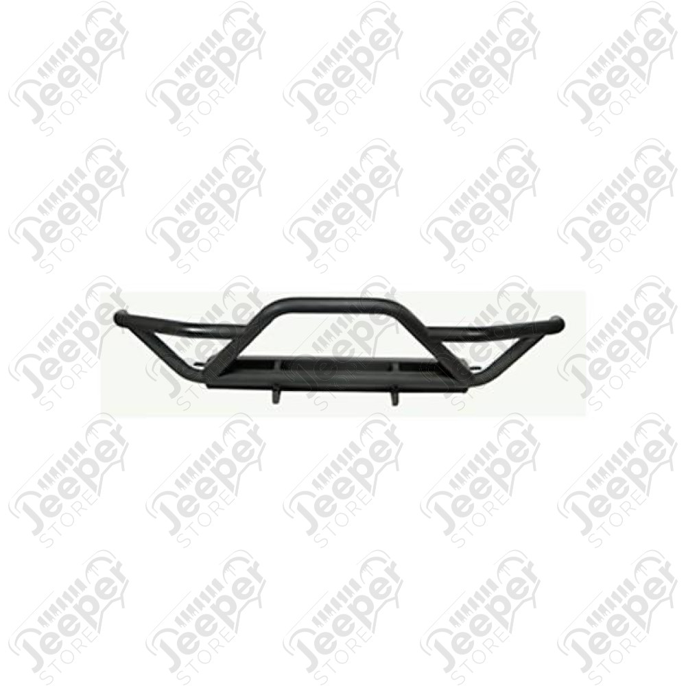 RRC Bumper, Front with Grille Guard, Black; 87-06 Jeep Wrangler YJ/TJ