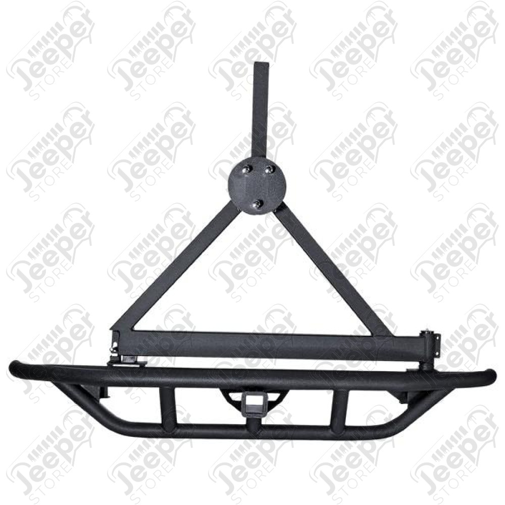 RRC Bumper Spare Tire Carrier, Rear, 2 Inch Hitch; 87-06 Wrangler