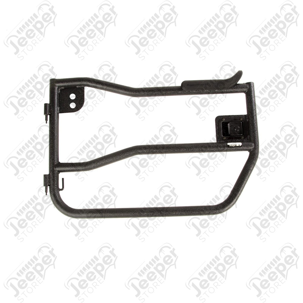 Tube Doors, Front, Textured with Arm Rest; 07-18 JK