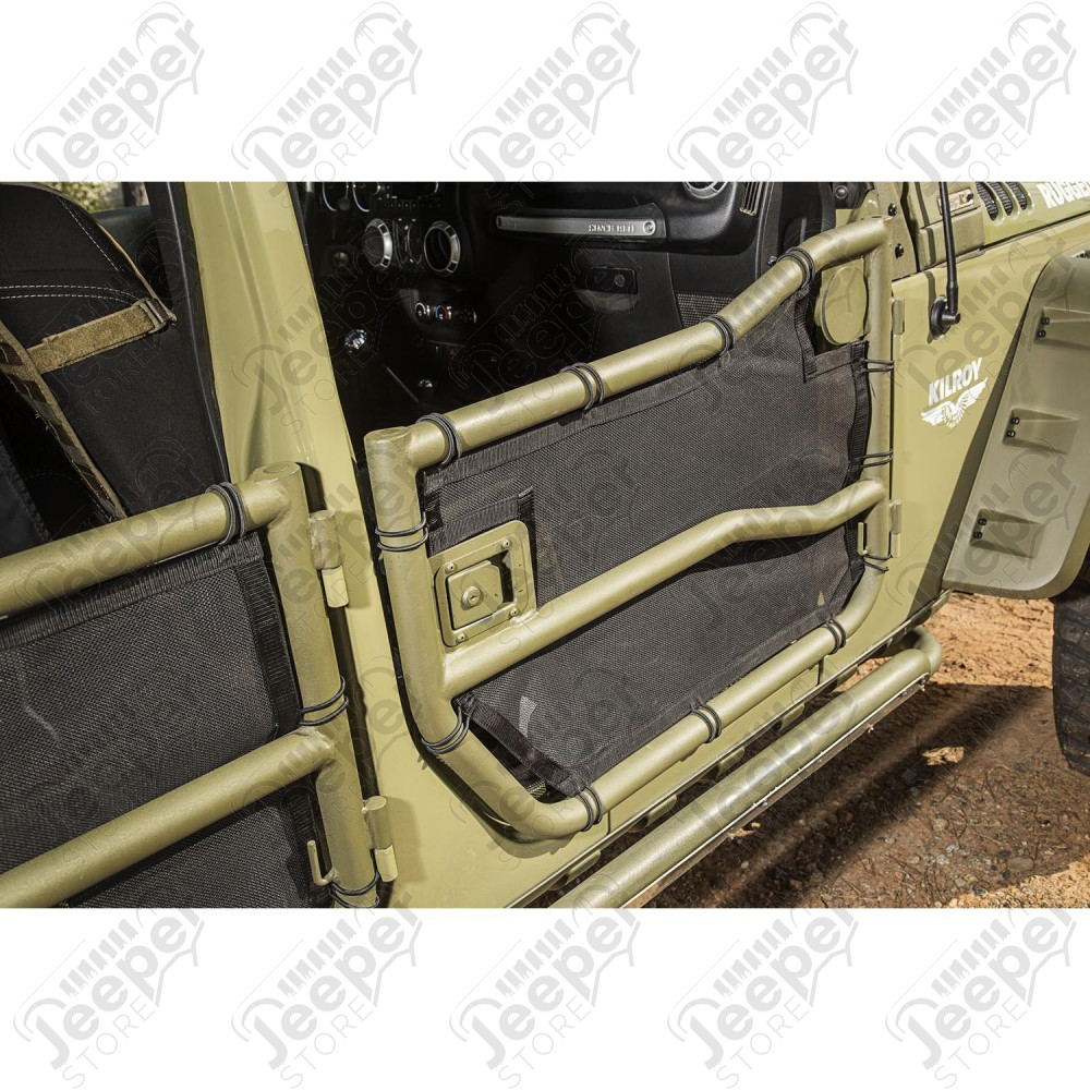 Tube Doors Kit, Front/Rear, Eclipse Covers 07-18 Wrangler JKU, 4 Door