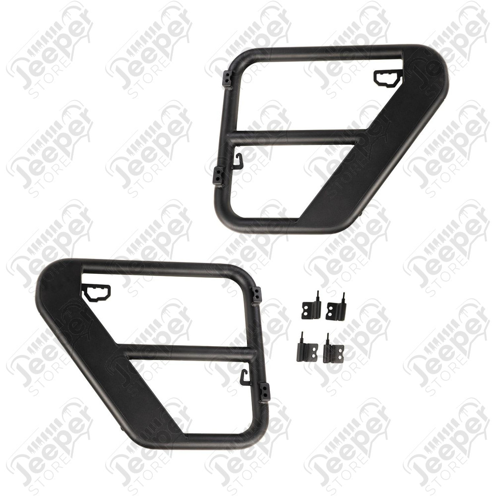 Fortis Tube Doors, Rear; 07-18 JK 4-Dr