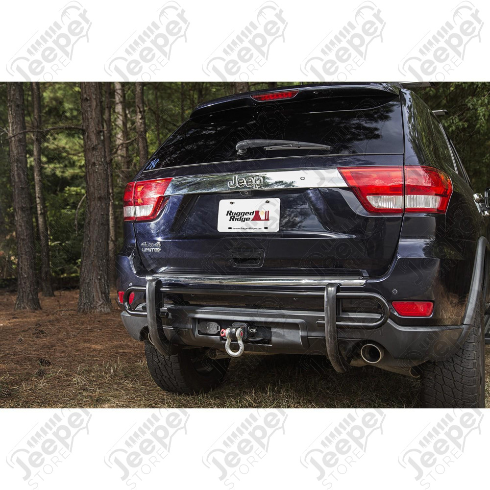 Bumper Guard, Rear, Black, Double Tube 11-18 Grand Cherokee WK