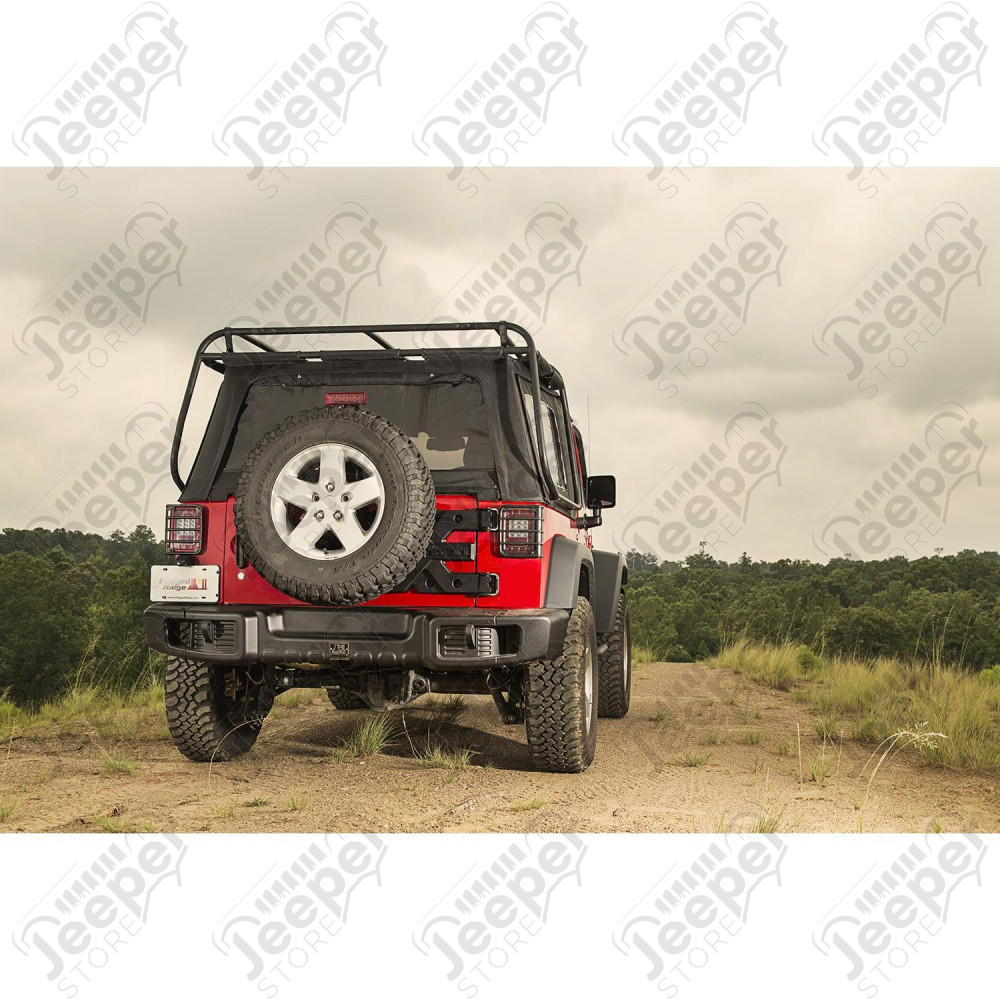 Spartacus Bumper, Rear, Black 07-18 Jeep Wrangler JK