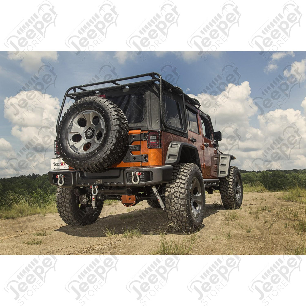 Spartacus Bumper Kit, Over-Rider/Tire Carrier/Grille 07-18 Wrangler