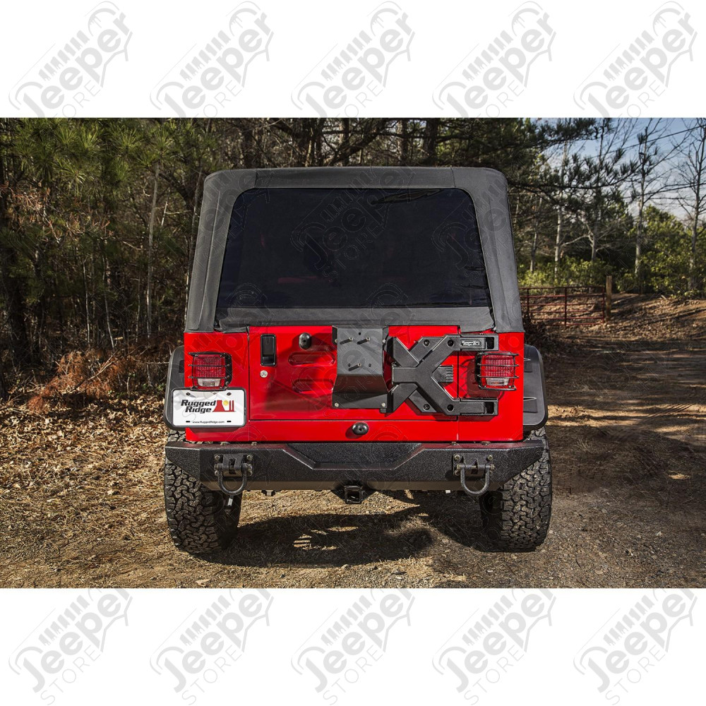 Spartacus Heavy Duty Tire Carrier Kit 97-06 Jeep Wrangler TJ