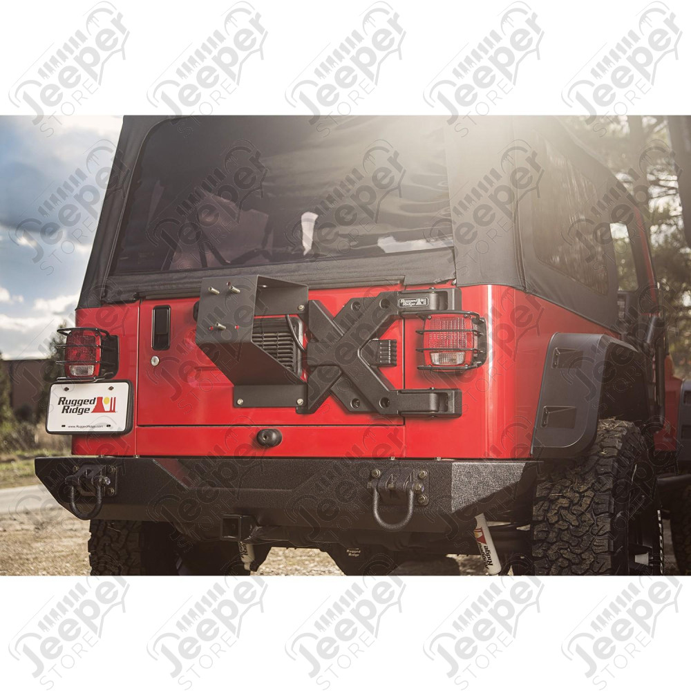 Spartacus Heavy Duty Tire Carrier Kit 97-06 Jeep Wrangler TJ
