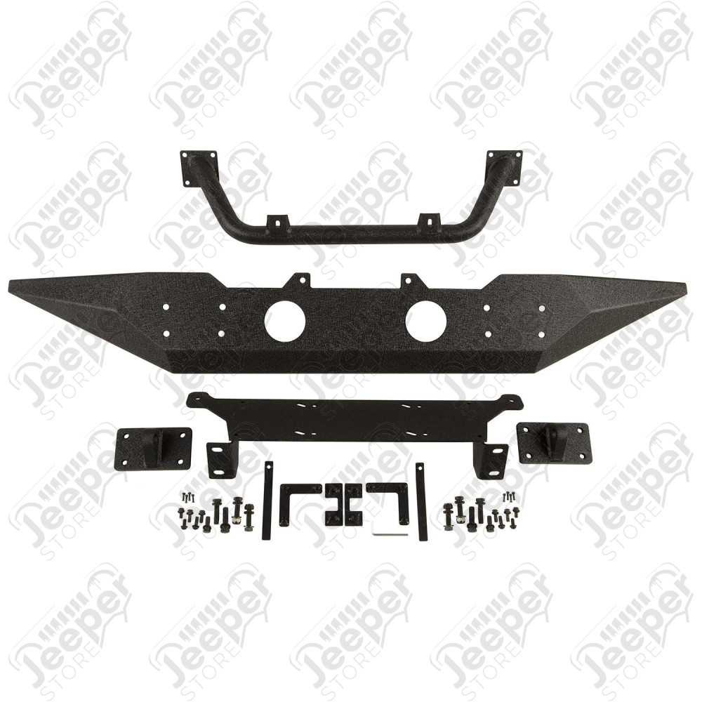 Spartan Bumper, Front, Standard Ends, Overrider; 07-18 Wrangler JK
