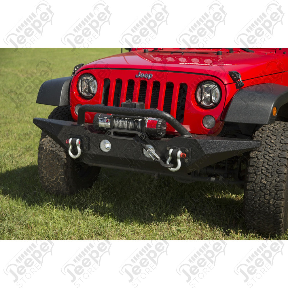 Spartan Bumper, Front, Standard Ends, Overrider 07-18 Wrangler JK