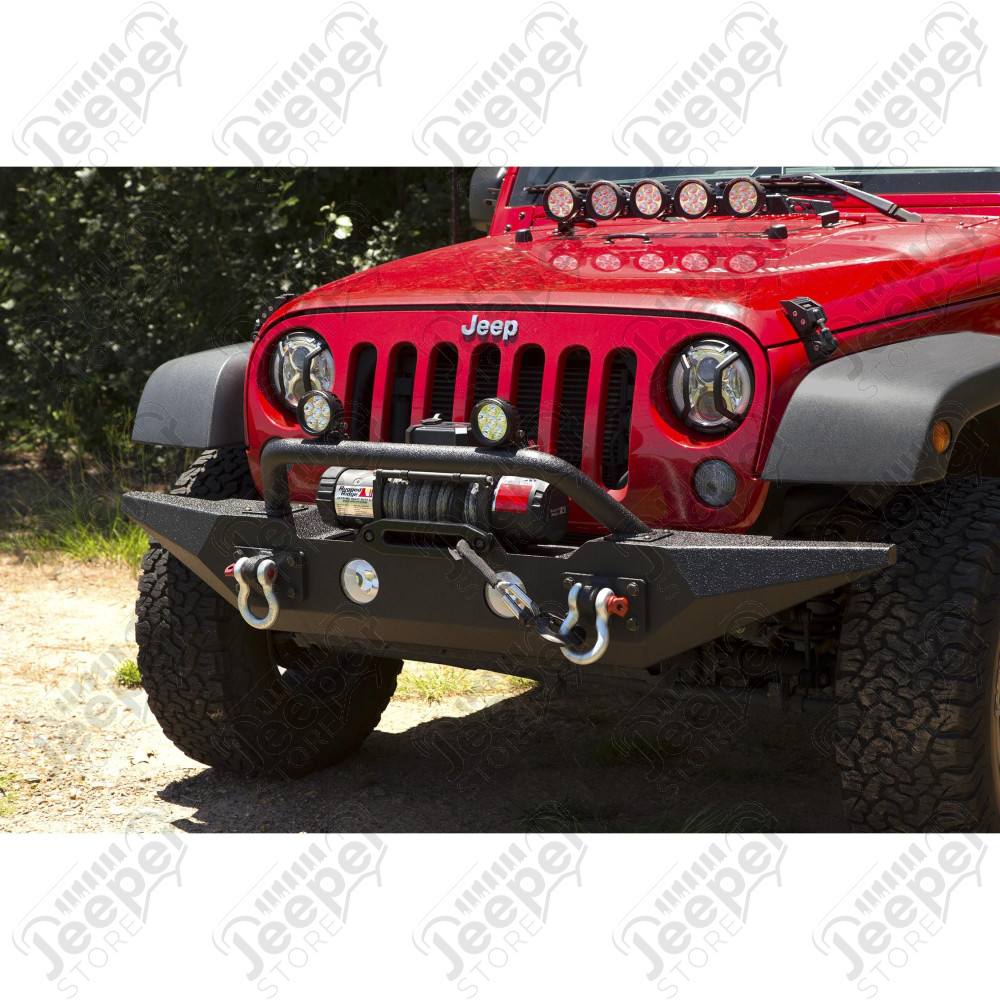 Spartan Bumper, Front, Standard Ends, Overrider 07-18 Wrangler JK