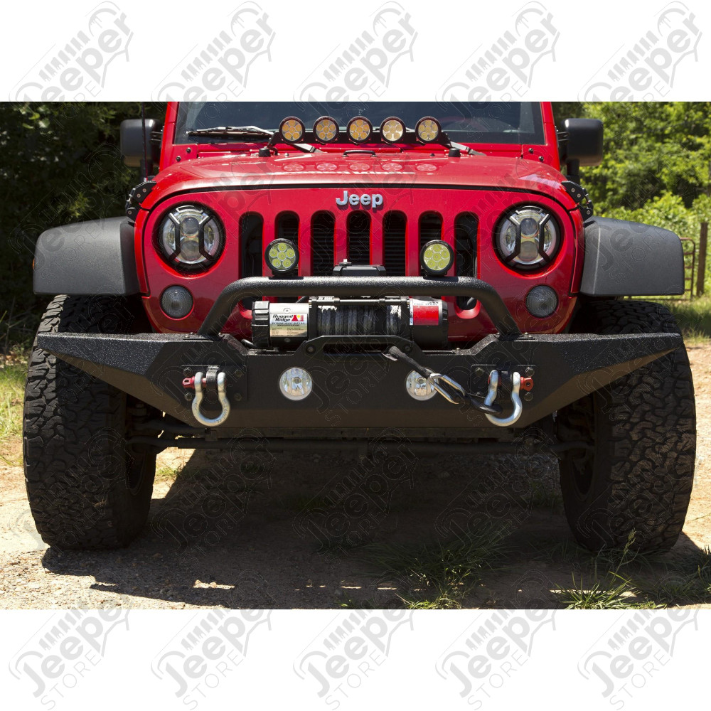 Spartan Bumper, Front, Standard Ends, Overrider 07-18 Wrangler JK