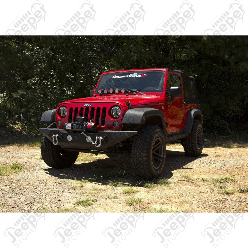 Spartan Bumper, Front, Standard Ends 07-18 Jeep Wrangler JK