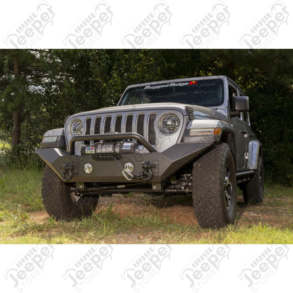 Spartan Front Bumper, HCE, W/Overrider 18-20 JL/JT