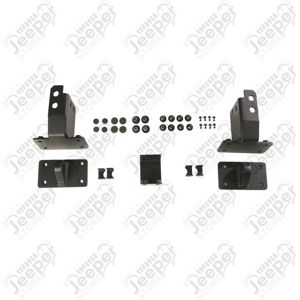 Spartan Rear Bumper, Full Width 18-20 Jeep Wrangler JL
