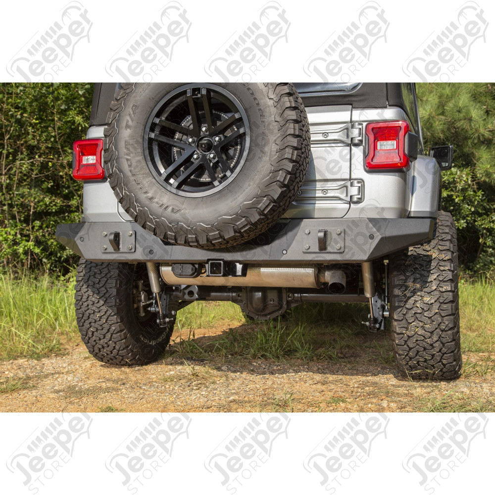 Spartan Rear Bumper, Full Width 18-20 Jeep Wrangler JL