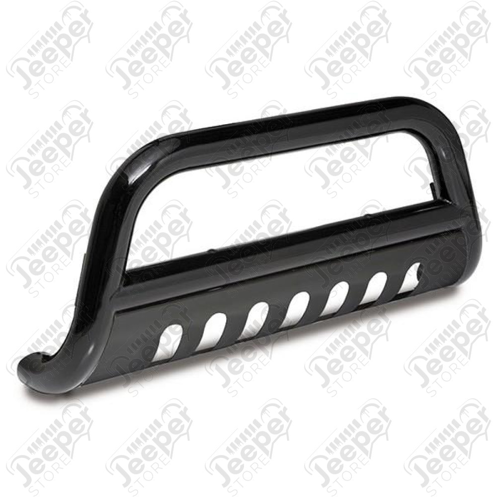 Bull Bar, 3 Inch, Black; 10-18 Jeep Wrangler JK