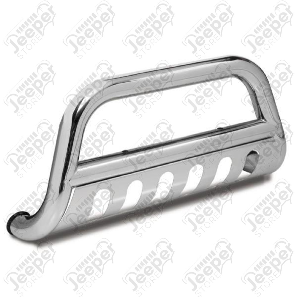 Bull Bar, 3 Inch, Stainless Steel; 07-09 Jeep Wrangler JK