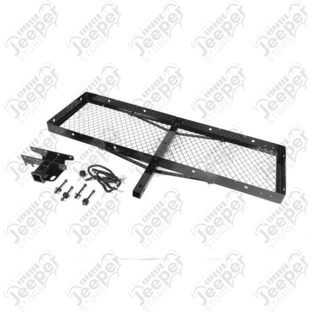 Trailer Hitch Kit, Cargo Rack; 07-18 Jeep Wrangler JK