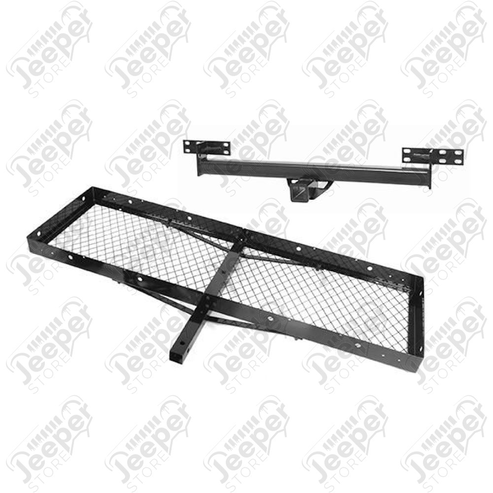 Trailer Hitch Kit, Cargo Rack; 87-06 Jeep Wrangler YJ/TJ
