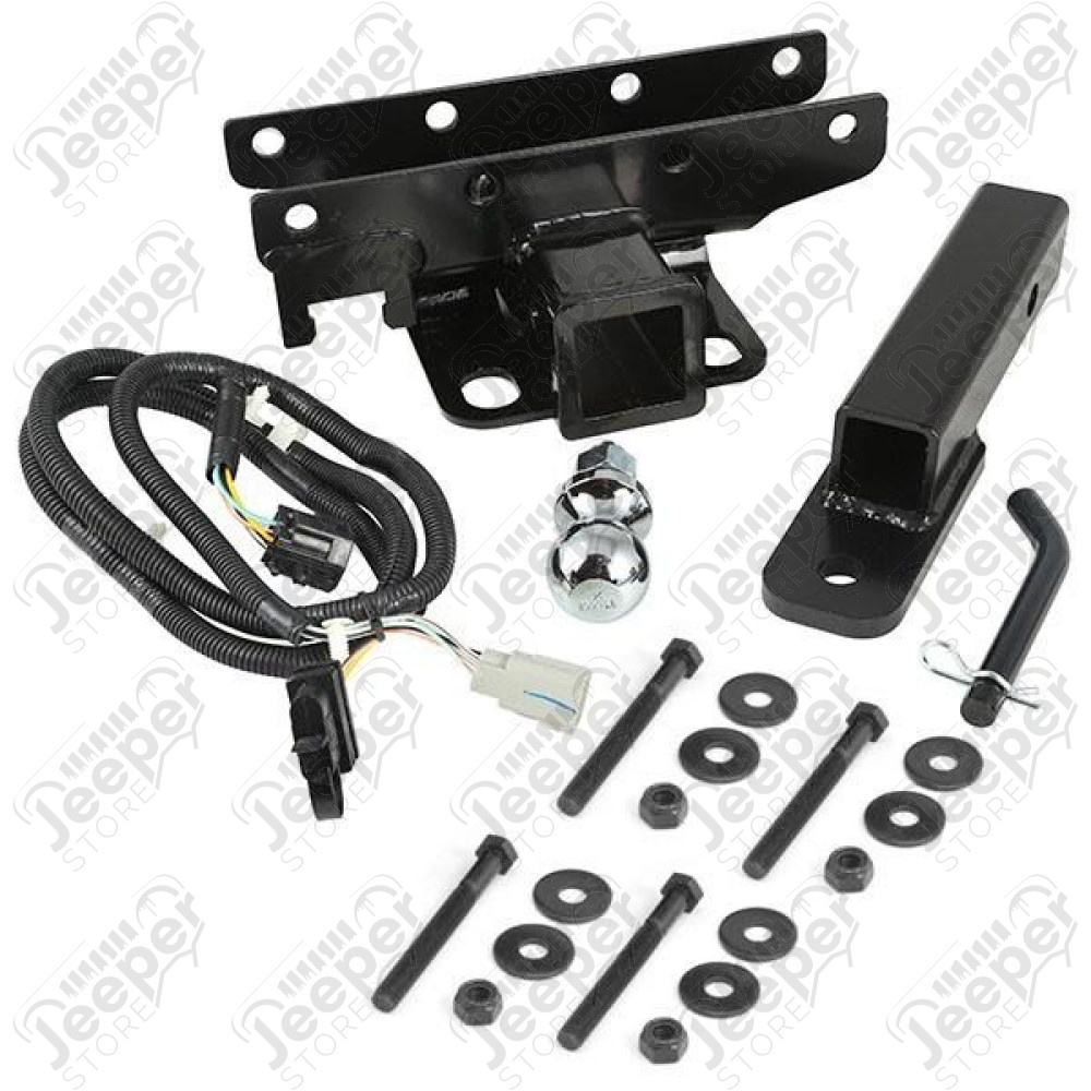 Trailer Hitch Kit, 1 7/8 Inch Ball; 07-18 Jeep Wrangler JK