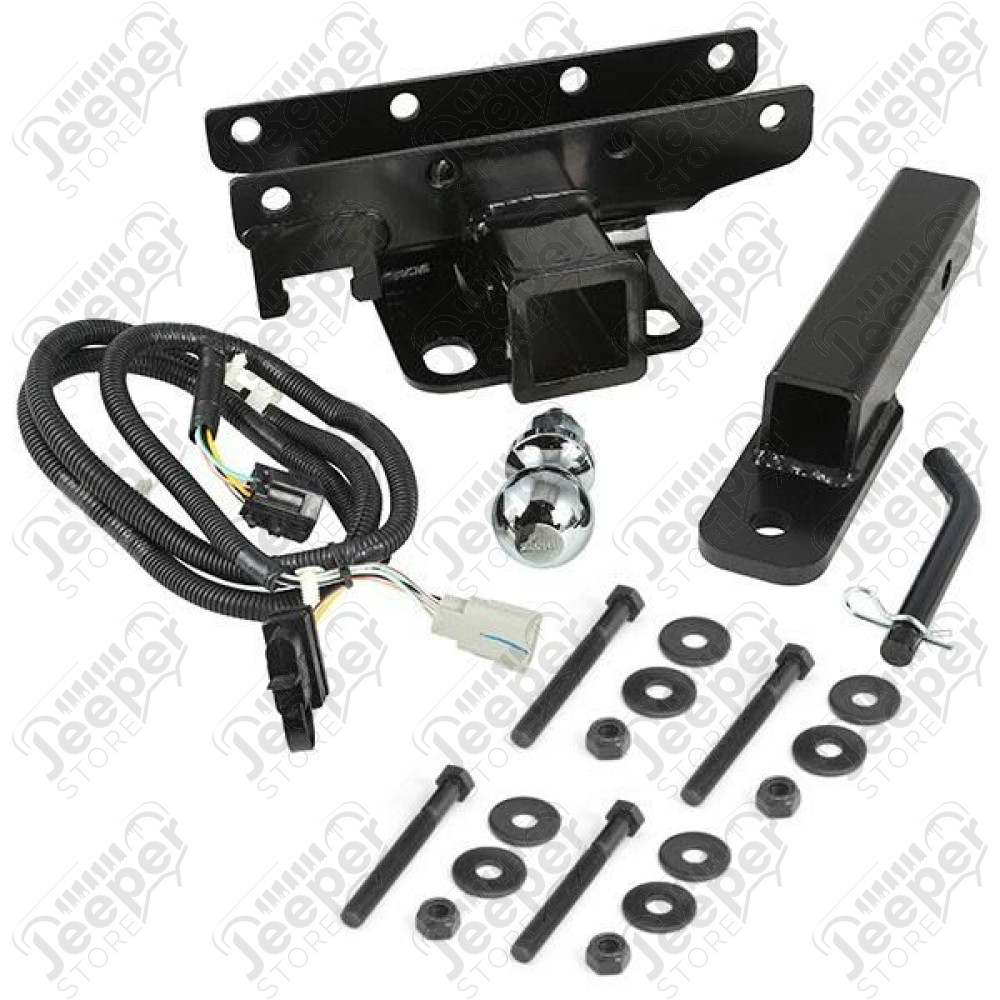 Trailer Hitch Kit, 2 inch Ball; 07-18 Jeep Wrangler JK