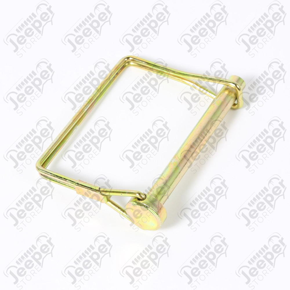 Trailer Hitch Pin, 2.5"L x 5/16"W, Square Hardwire Lock