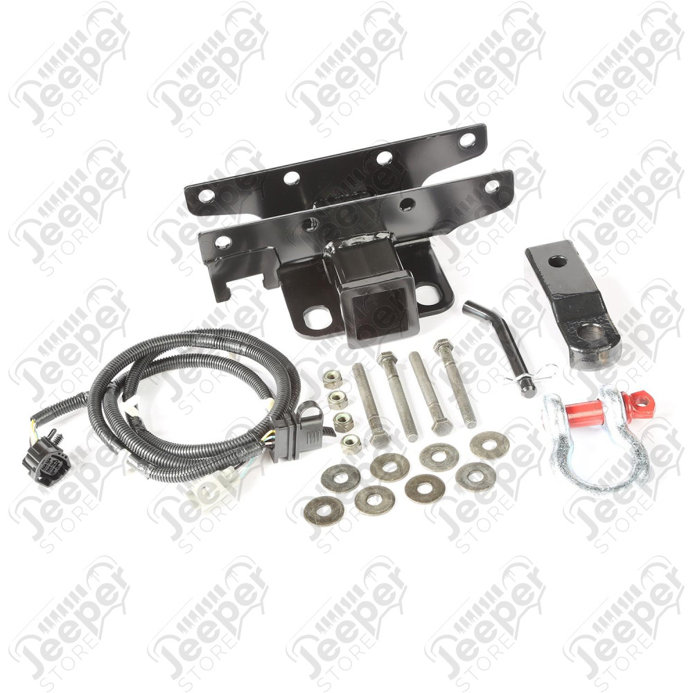 Trailer Hitch Kit, D-Shackle; 07-18 Jeep Wrangler JK