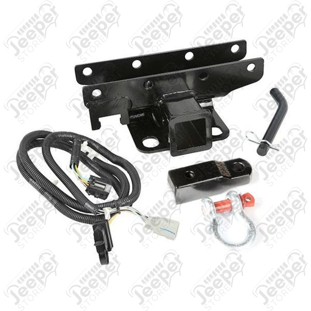 Trailer Hitch Kit, D-Shackle 07-18 Jeep Wrangler JK