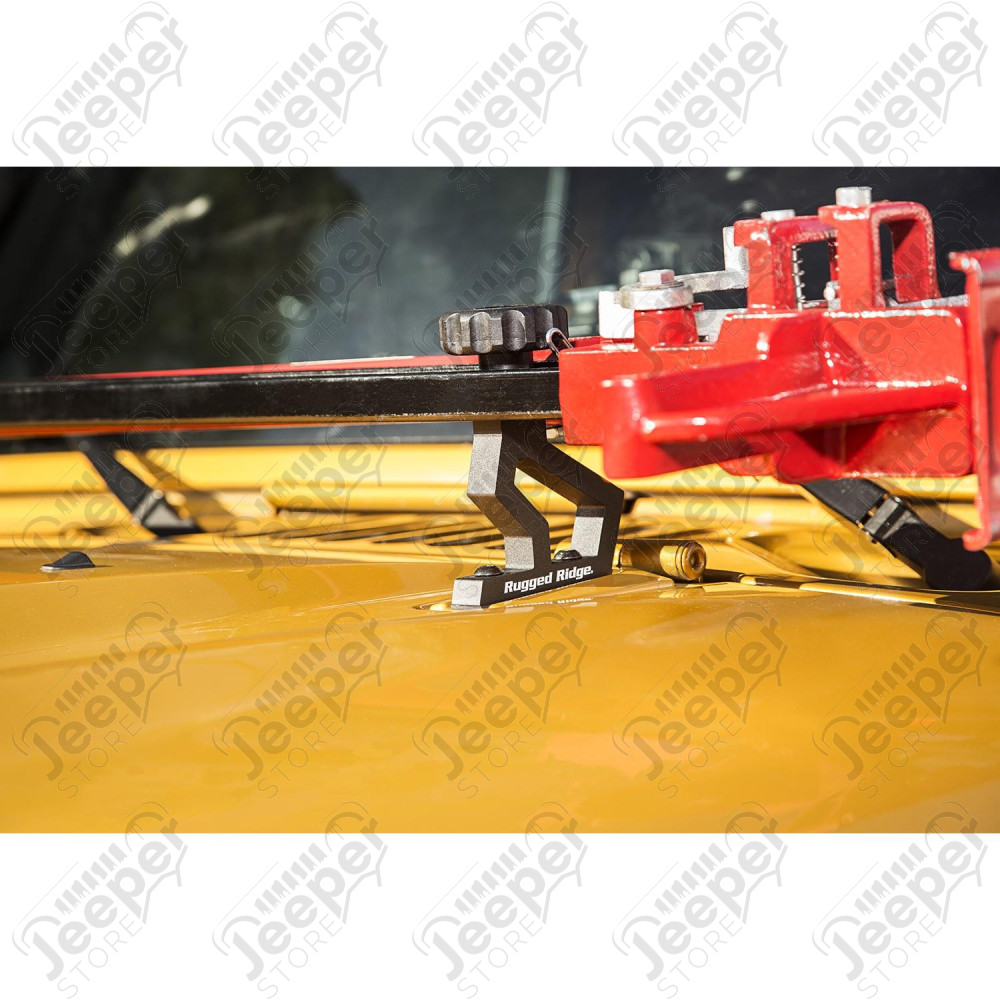 Kit de fixation de cric sur capot moteur - Jeep Wrangler JK - 11586.04 / OM-11586.04 / WA-1011FCM