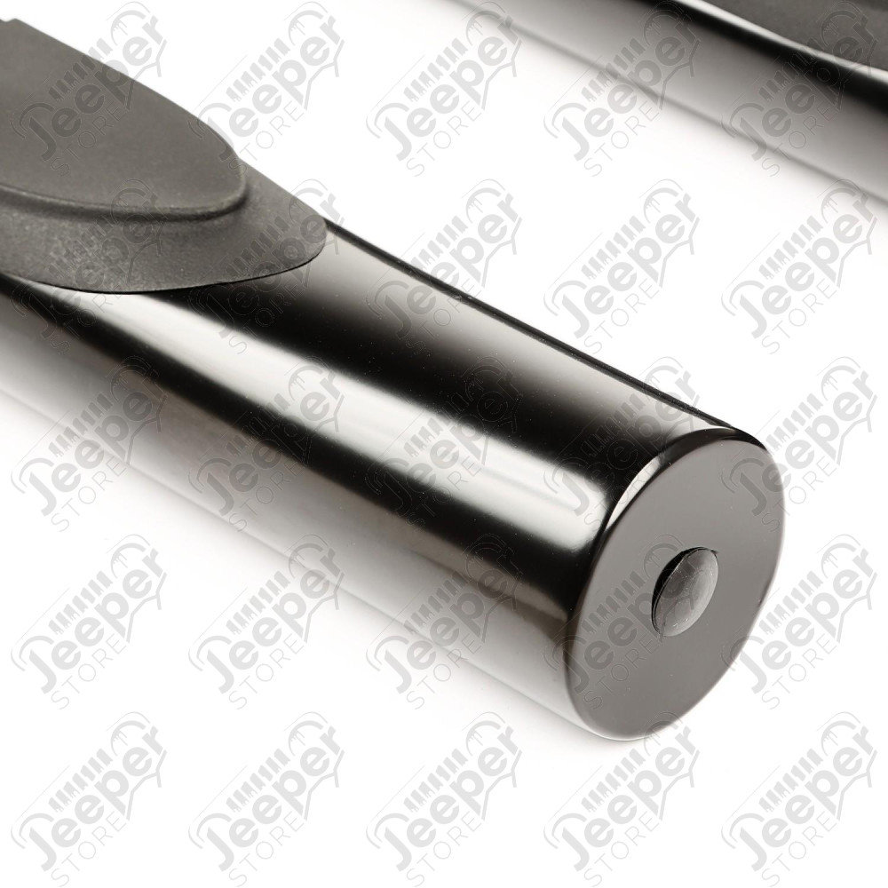 Tube Side Step Kit, Round, 3 Inch, Black 15-18 Jeep Renegade BU