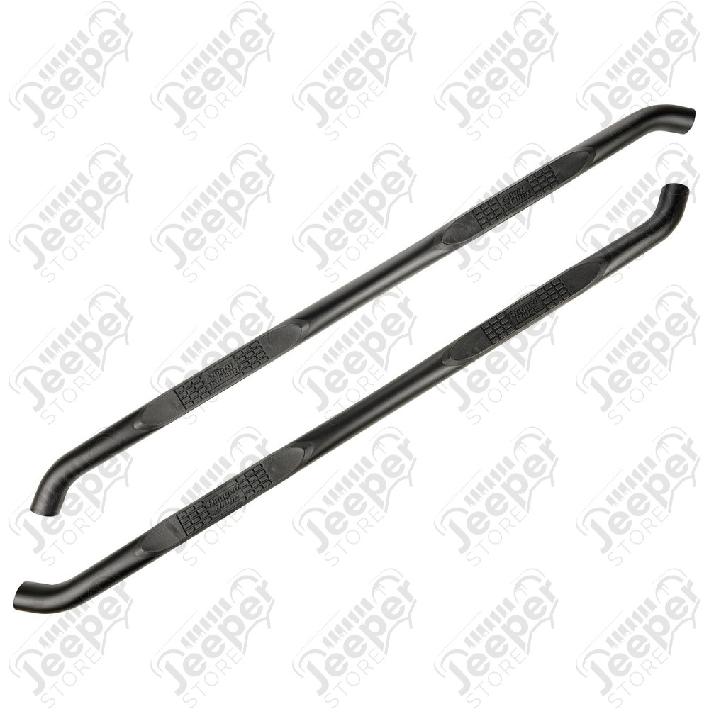 3-Inch Round Side Step, Fine Textured Blk; 2020 JT