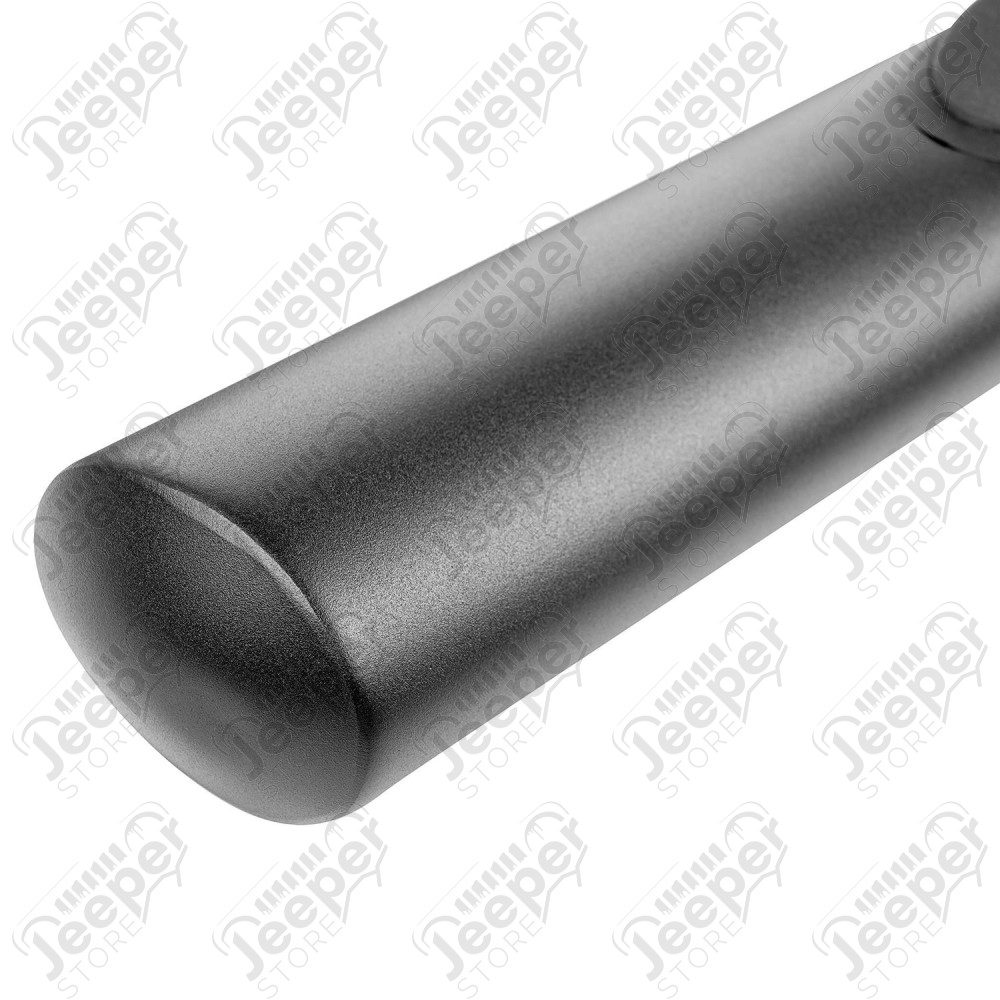 Kit marches pieds tubulaire ovale noir pour Jeep Gladiator JT