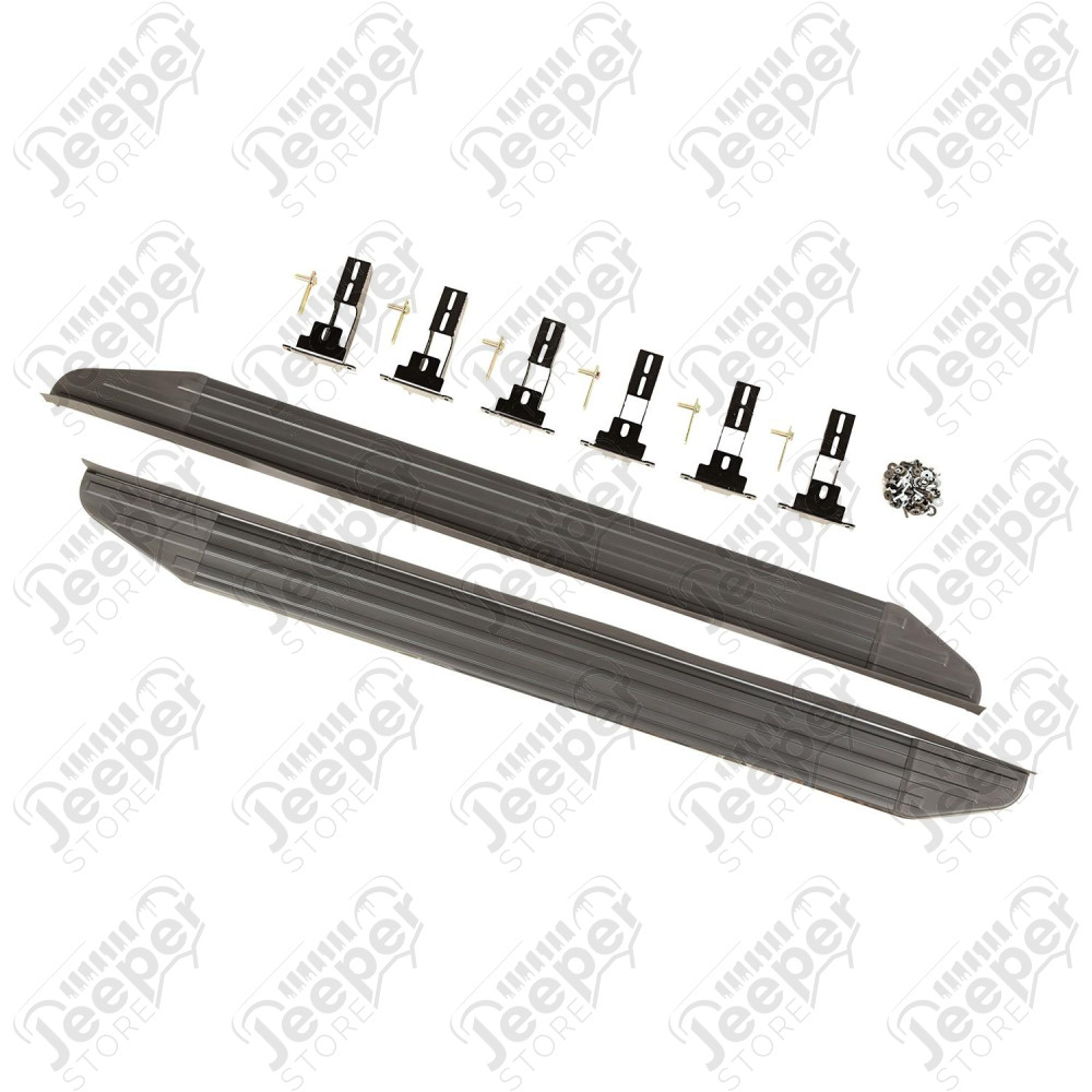 Running Board, Black; 11-18 Jeep Grand Cherokee WK2